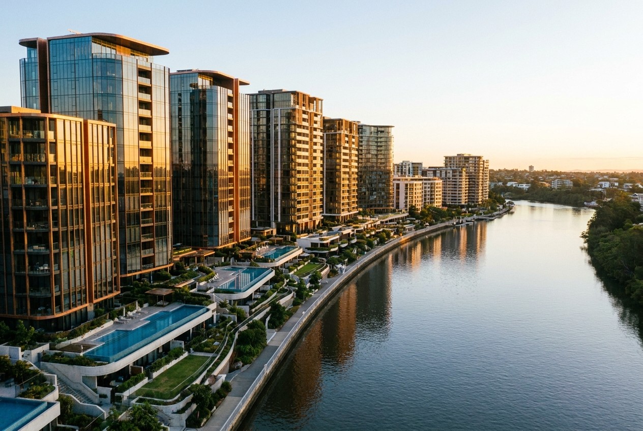 Luxury property website concept